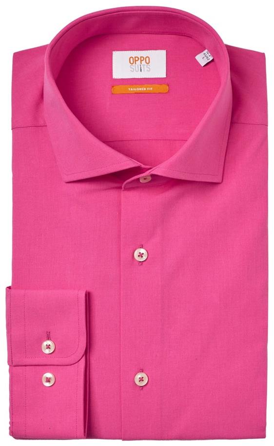 OppoSuits Men's Shirts SHIRT LS Mr. Pink