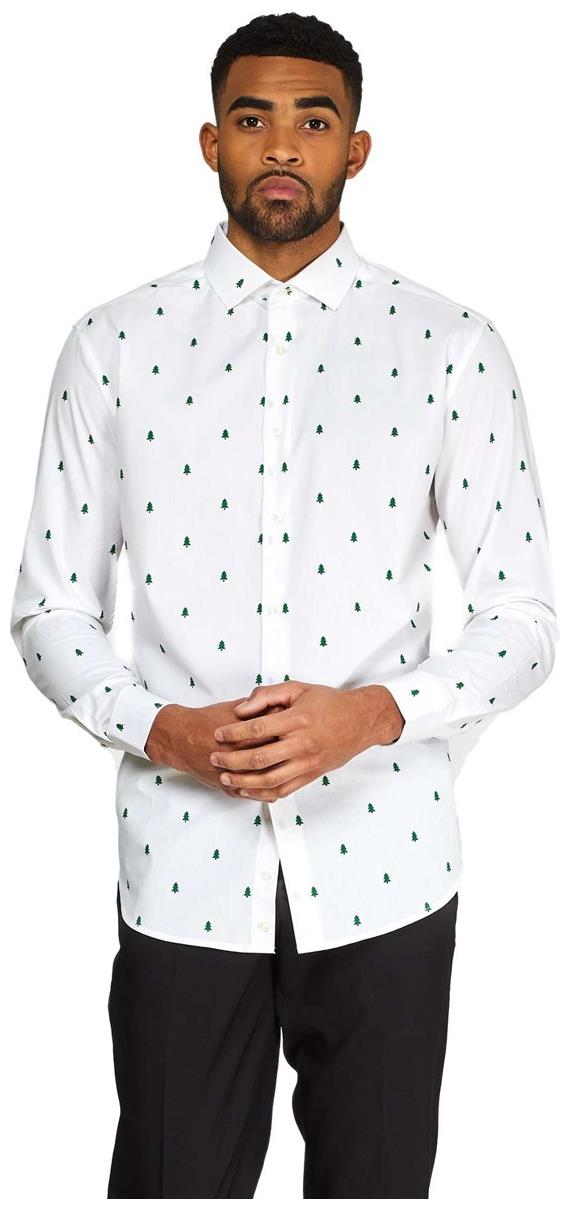 OppoSuits Men's Shirts SHIRT LS Christmas Trees