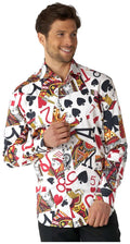 OppoSuits Men's Shirts SHIRT LS King of Clubs