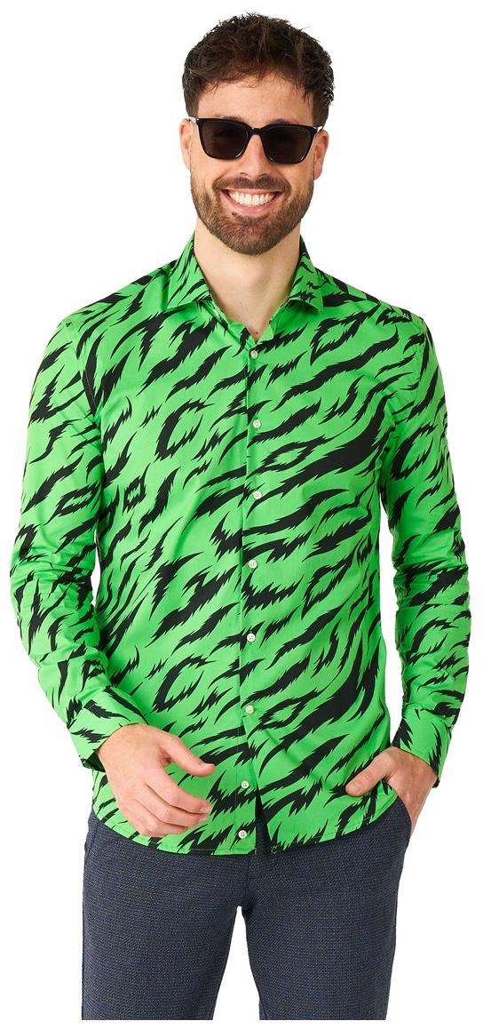 OppoSuits Men's Shirts SHIRT LS Wild Animal