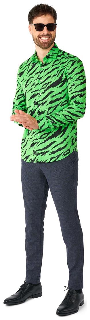 OppoSuits Men's Shirts SHIRT LS Wild Animal