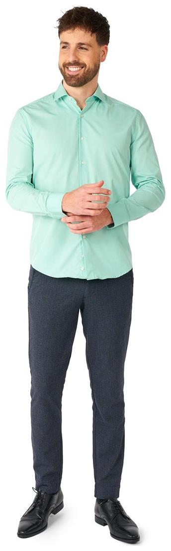 OppoSuits Men's Shirts SHIRT LS Magic Mint