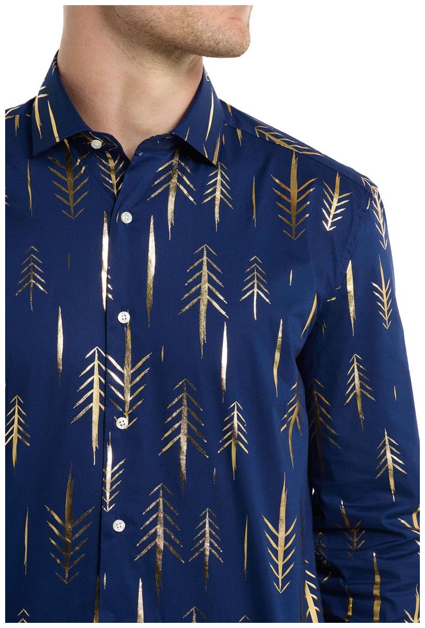 OppoSuits Men's Shirts SHIRT LS Teriffic Trees