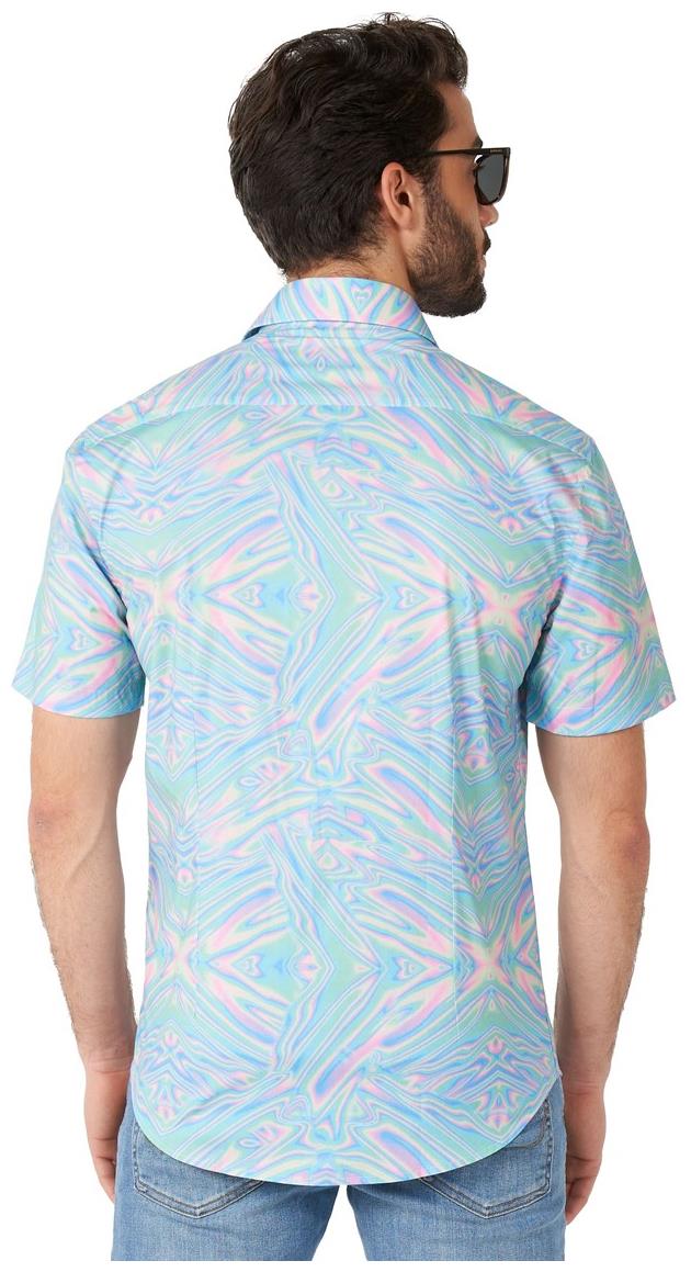 OppoSuits Men's Summer Shirts SHIRT Short Sleeve Holoperfect