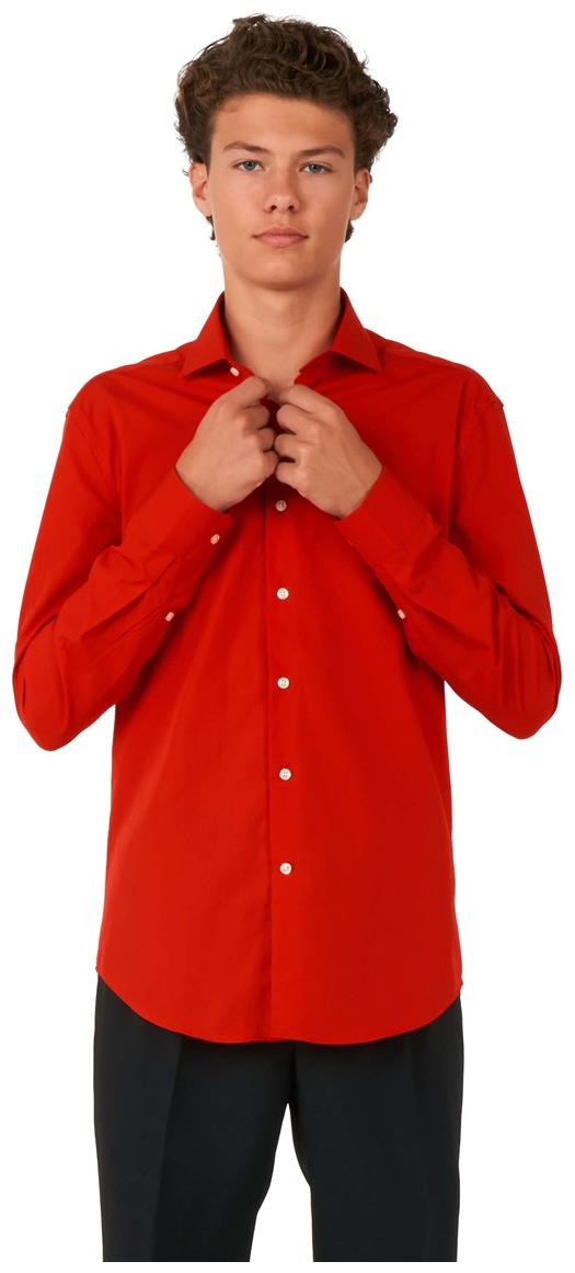 OppoSuits Teen Boys' Shirts SHIRT LS Red Devil Teen boys