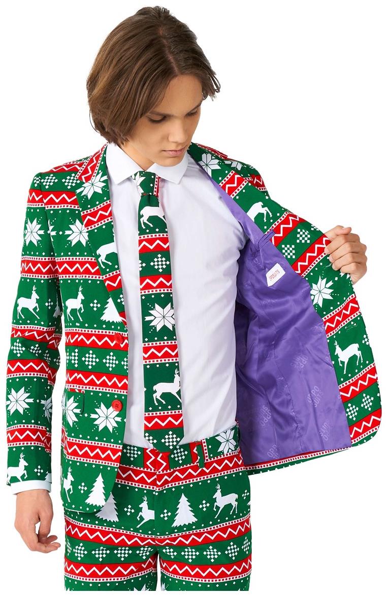 OppoSuits Teen Boys' Suits TEEN BOYS Festive Green