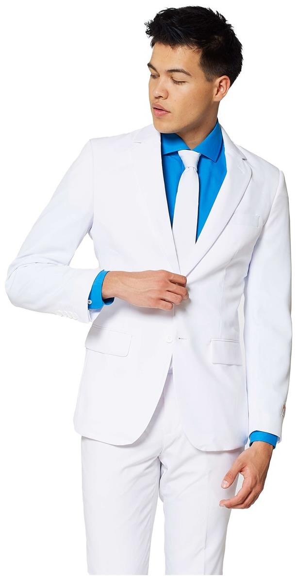 OppoSuits Men's Suits White Knight