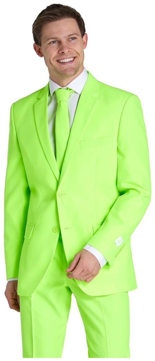 OppoSuits Men's Suits Neon Lucky Lime