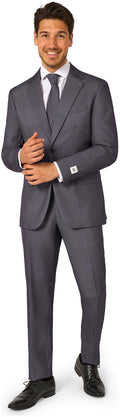 OppoSuits Men's Suits Charcool