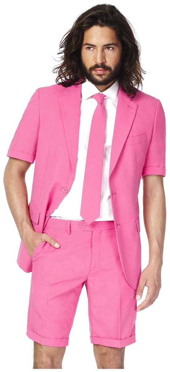 OppoSuits Men's Summer Suits SUMMER Mr. Pink