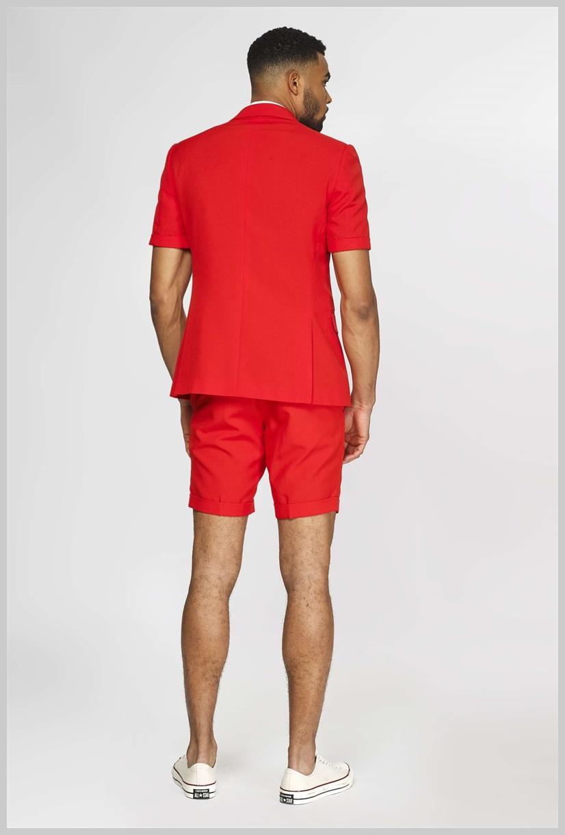OppoSuits Men's Summer Suits SUMMER Red Devil