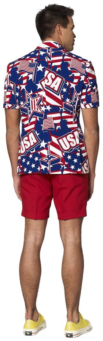 OppoSuits Men's Summer Suits SUMMER Mighty 'Murica