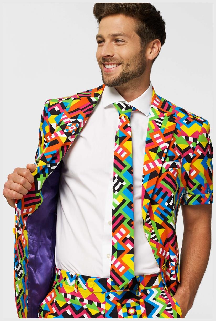 OppoSuits Men's Summer Suits SUMMER Abstractive