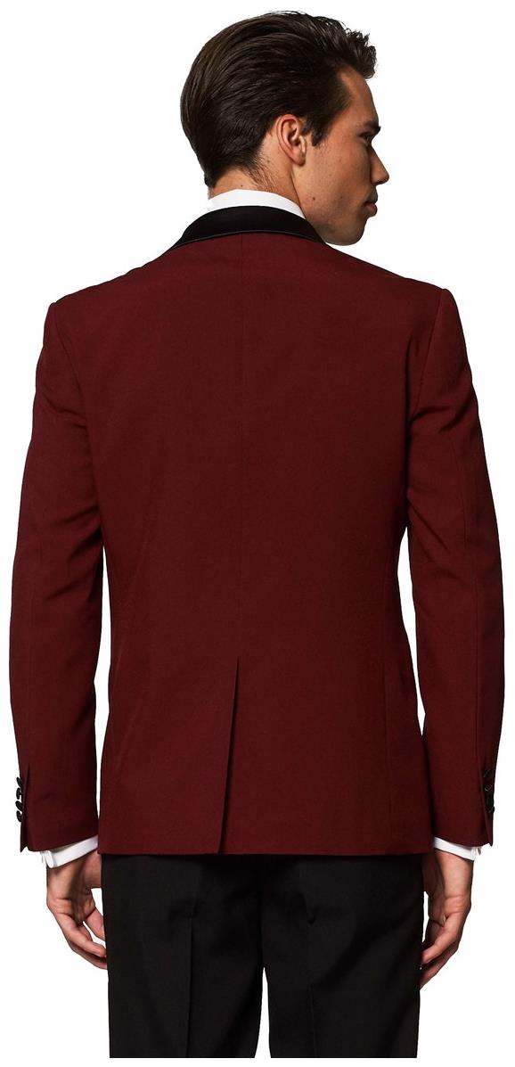 OppoSuits Men's Tuxedos Hot Burgundy