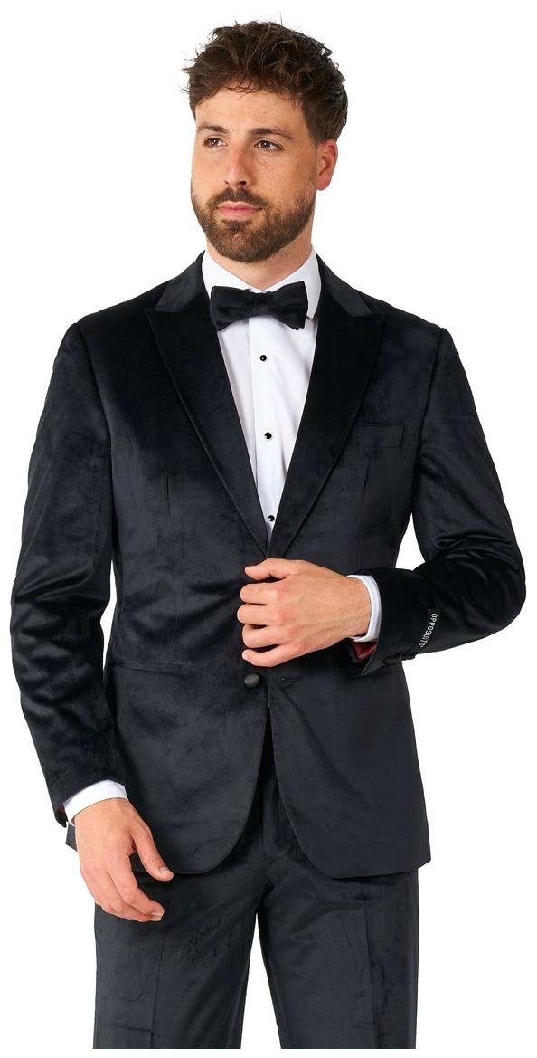 OppoSuits Men's Tuxedos Midnight Black Velvet