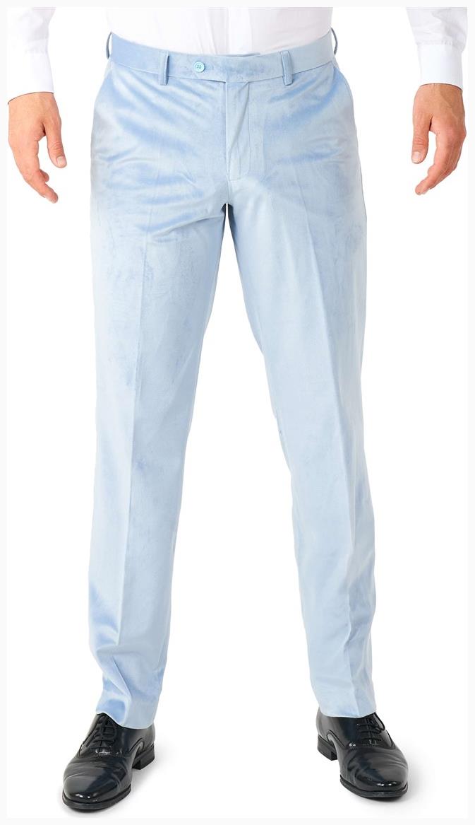 OppoSuits Men's Tuxedos Vintage Blue Velvet