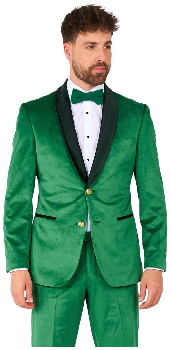 OppoSuits Men's Tuxedos Velvet Verdant