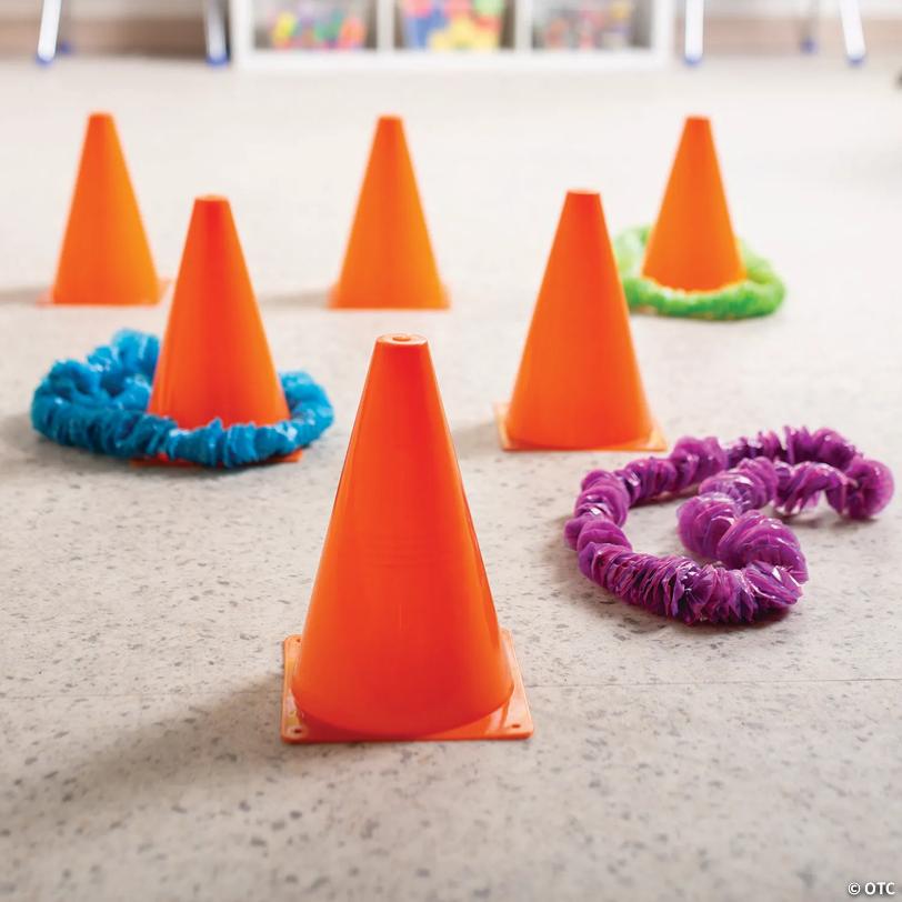 Orange Traffic Cones - 12 Pc.