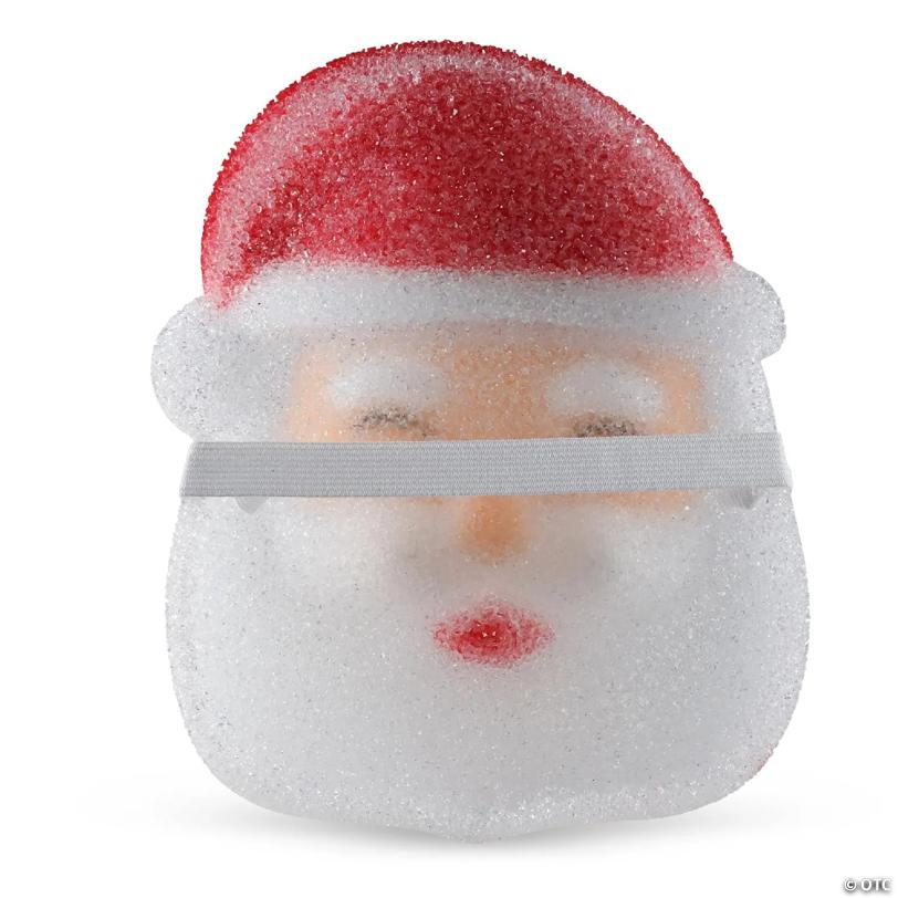 Ornativity Santa Porch Light Cover Santa Head Set of 2