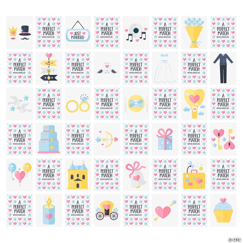 Outdoor Wedding Memory Match Game