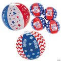 Patriotic Beach Ball Kit Assortment - 36 Pc.