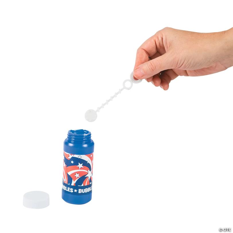 Patriotic Bubble Bottles - 12 Pc.