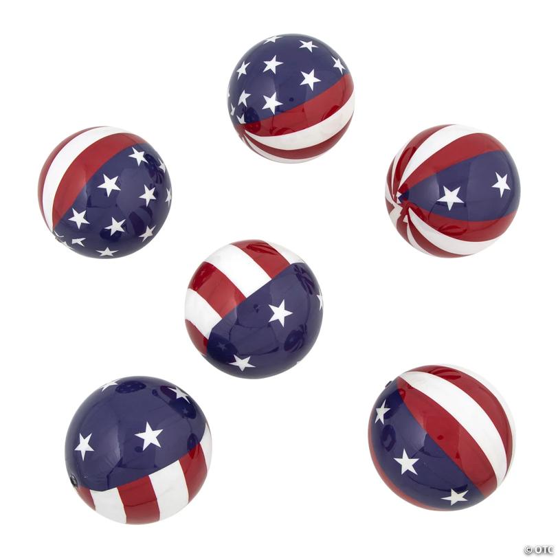 Patriotic Decorative Orbs