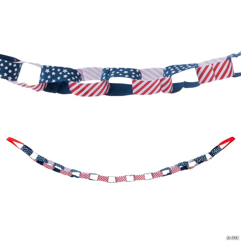 Patriotic Felt Chain Garland
