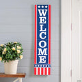 Patriotic Porch Welcome Sign