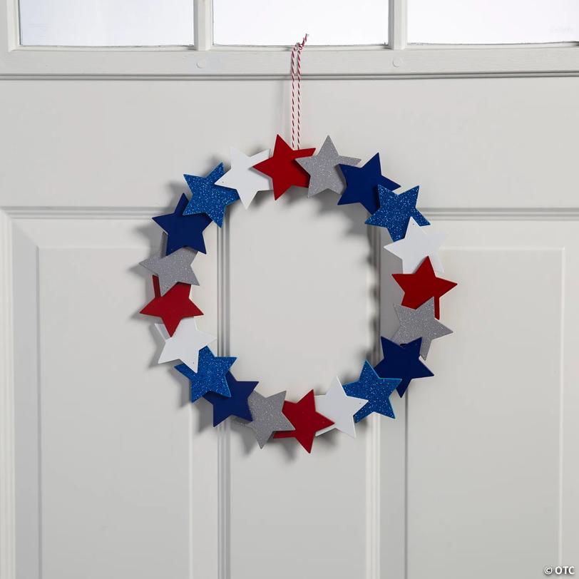 Patriotic Star Wreath