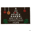 Peace Faith Believe Coir Mat