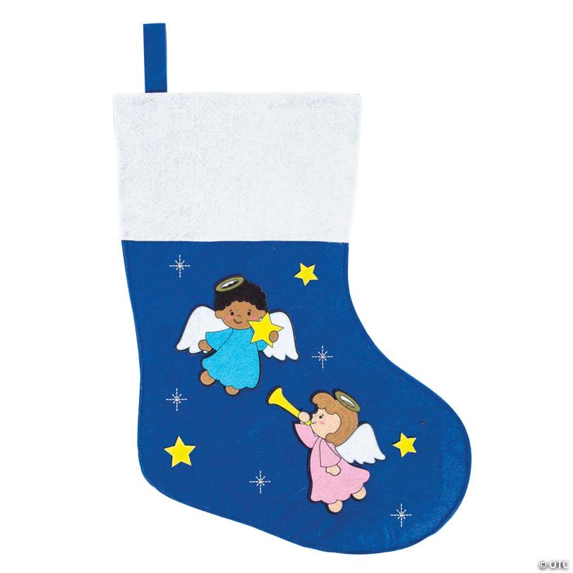 Personalized Angel Christmas Stocking