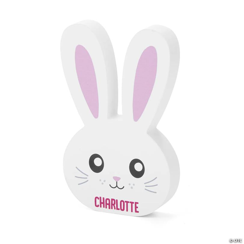 Personalized Name Easter Bunny Tabletop Decoration