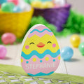 Personalized Name Easter Chick Egg-Shaped Tabletop Decoration