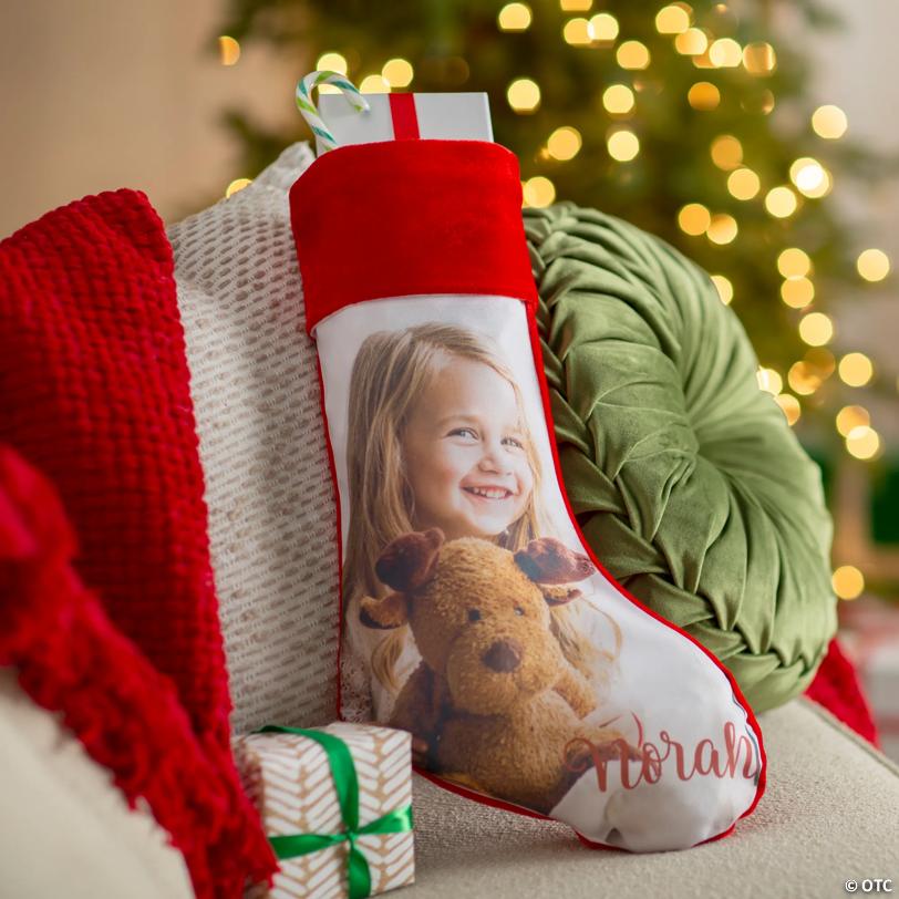 Personalized Photo Christmas Stocking