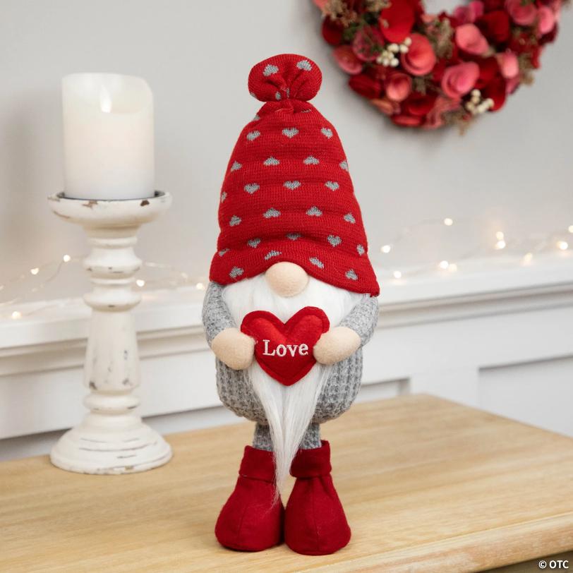 Plush "Love" Valentine's Day Gnome - 13.5