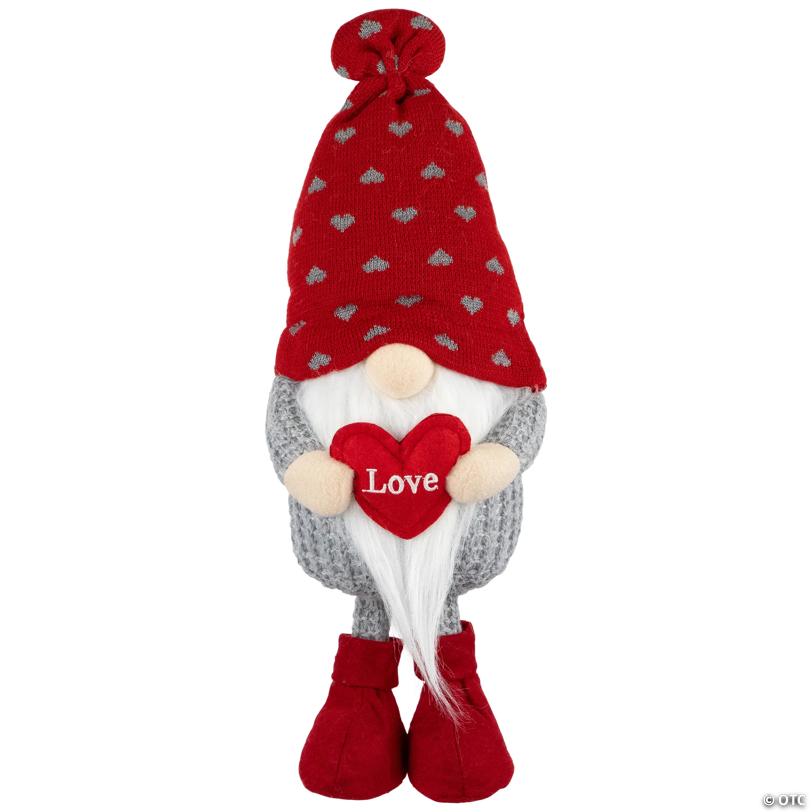 Plush "Love" Valentine's Day Gnome - 13.5