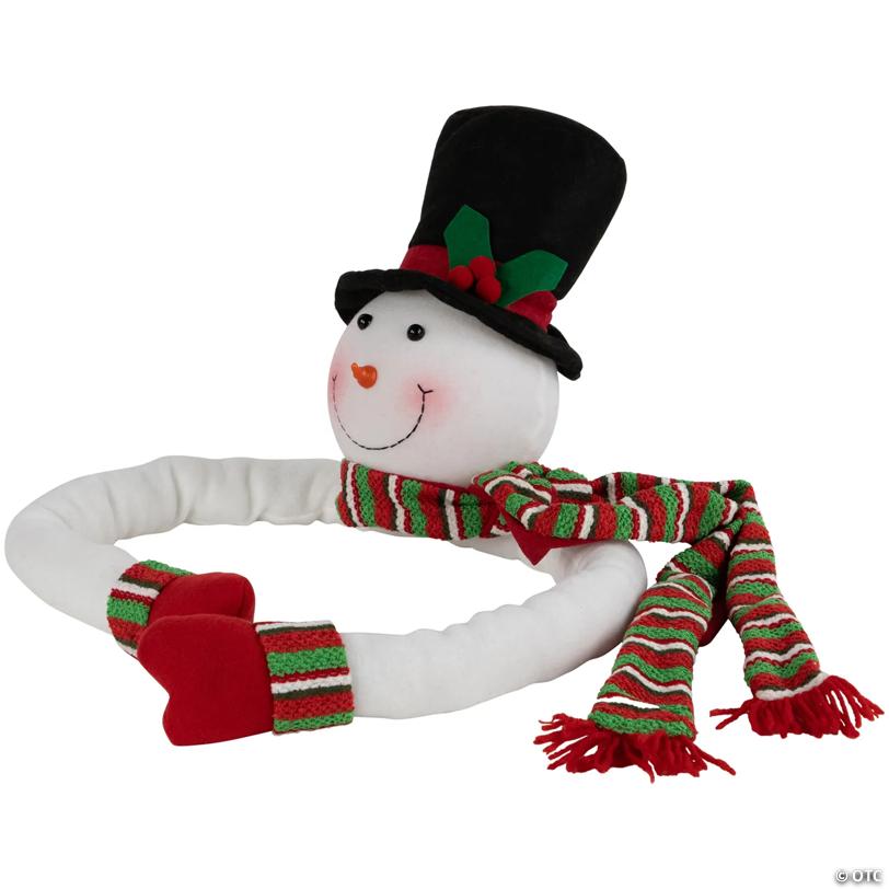 Plush Snowman Hugging Christmas Tree Topper - 45" - Unlit
