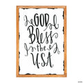 Positively Simple God Bless the USA Sign