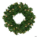 Pre-Lit Artificial DeluPropere Windsor Pine Christmas Wreath - 12" - Clear Lights