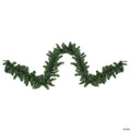 Pre-Lit Battery Operated Pine Artificial Christmas Garland - 9' Proper 10" - LED Multi Lights