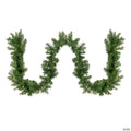Pre-Lit Buffalo Fir Christmas Commercial Garland - 50' Proper 8"  - Warm White LED Lights