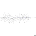 Pre-Lit Christmas Garland with Jingle Bells - 6' X 6" - Multi-Color Lights