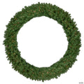Pre-Lit Deluxe Dorchester Pine Artificial Christmas Wreath  60-Inch  Clear Lights