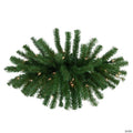 Pre-Lit Dorchester Pine Artificial Christmas Swag - 28" - Clear Lights