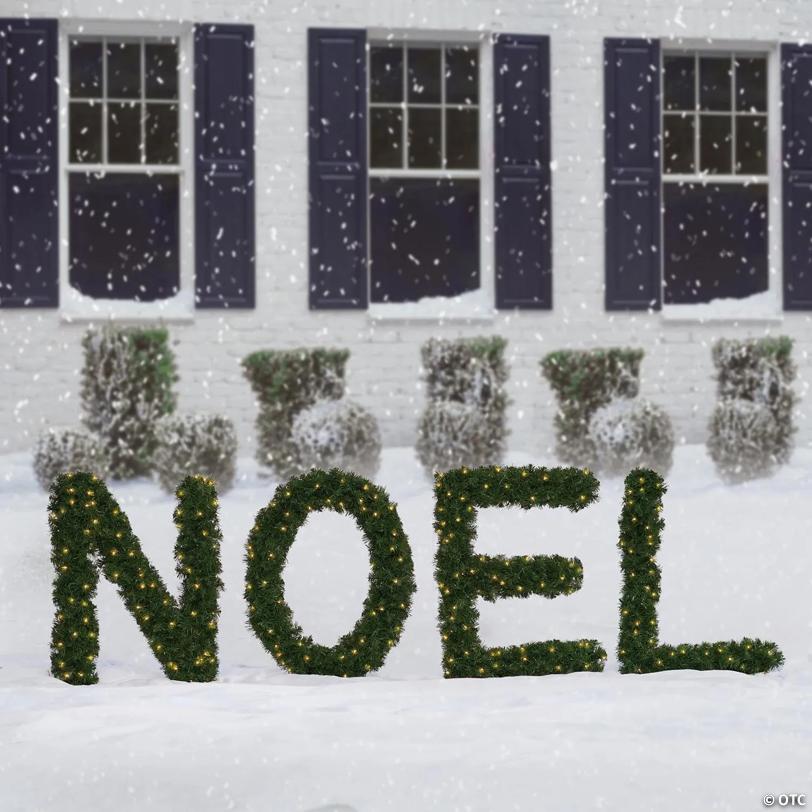 Pre-Lit Noel Artificial Pine Christmas Yard Decoration - 5.5'