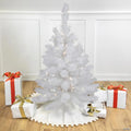 Pre-Lit White Alaskan Pine Artificial Christmas Tree - 3' - Warm White LED Lights