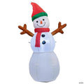 ProductWorks 84072 Candy Cane Lane Inflatable Snowman Outdoor Display- 4