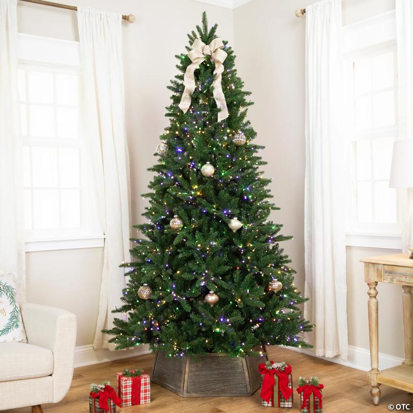 Real Touch™️Elite Pre-Lit Calgary Pine IPT Artificial Christmas Tree - 7.5' Dual Color LED
