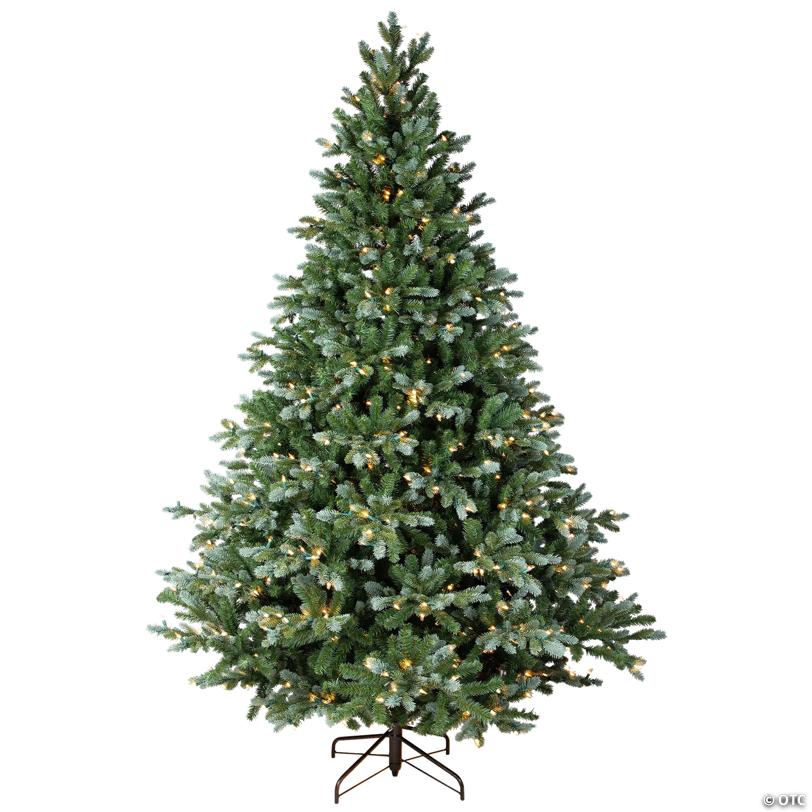 Real Touch™️Pre-Lit Full Blue Spruce Artificial Christmas Tree - 6.5' - Clear